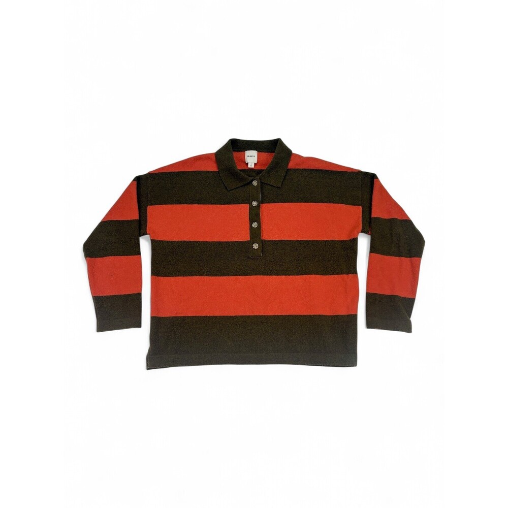 Maeve‎ Striped Polo Knit Sweater - Men's Small